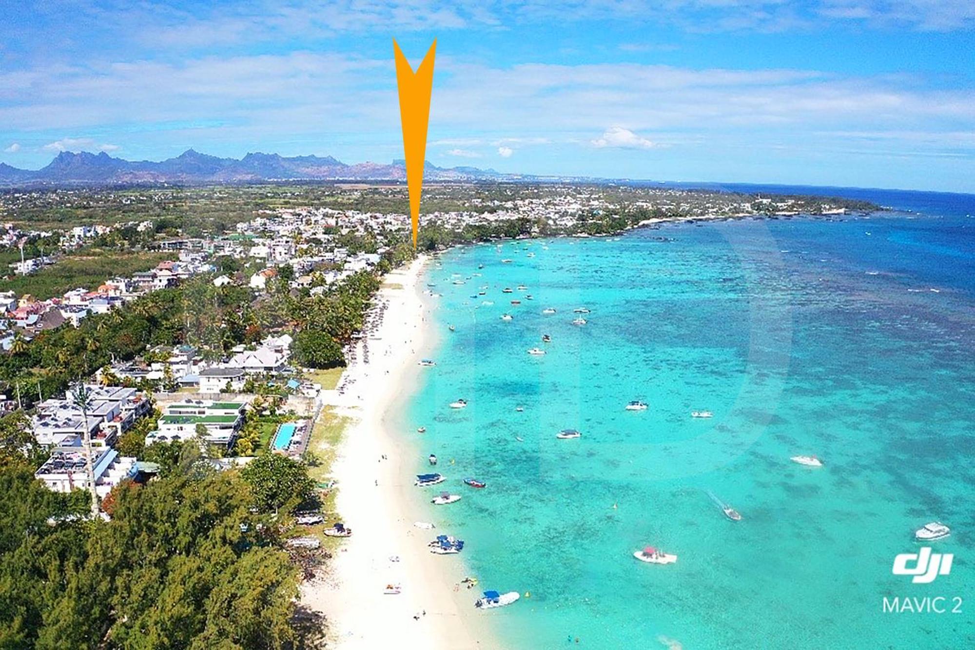 Caro'S Beachfront Trou aux Biches Buitenkant foto